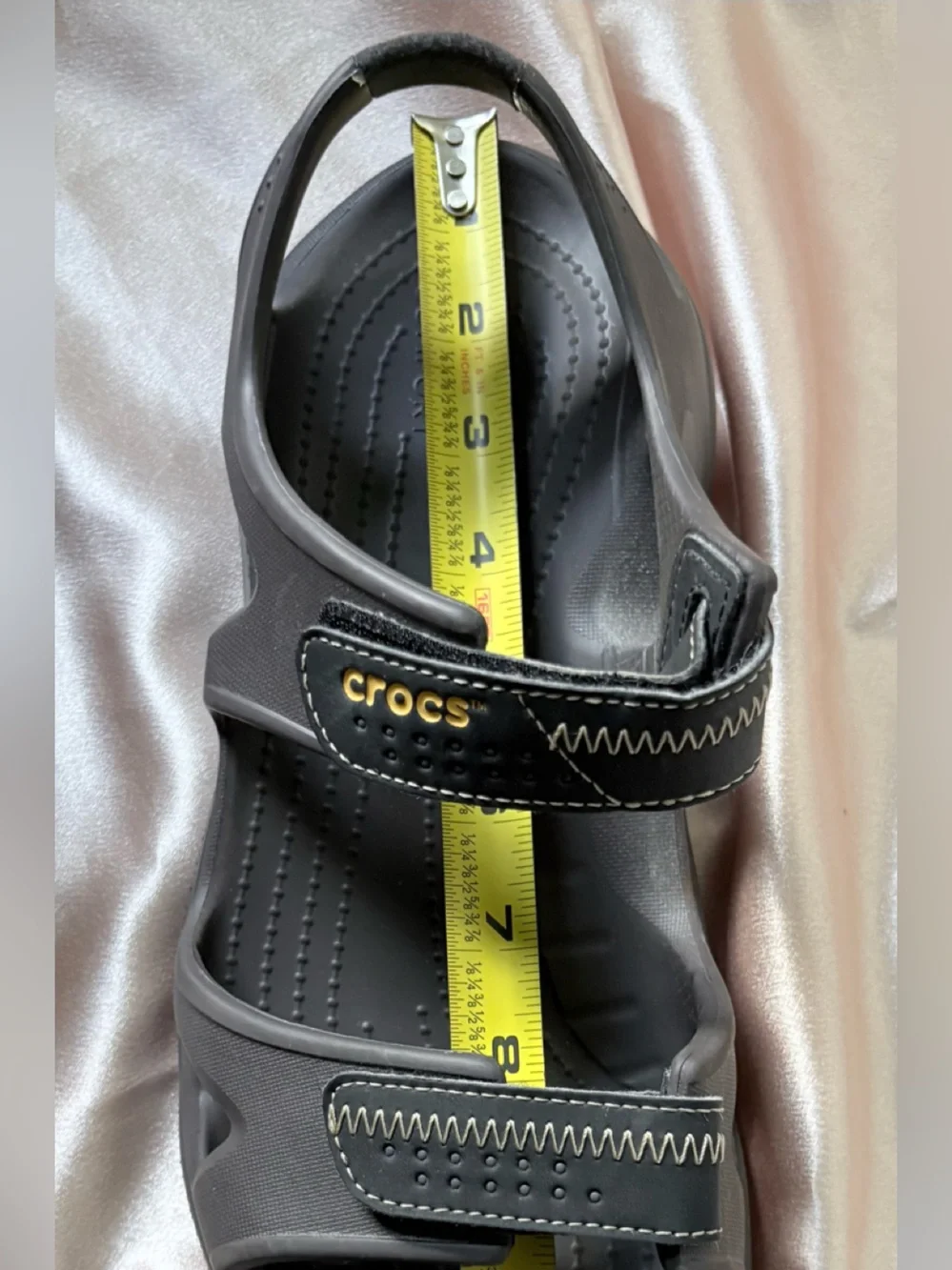 Crocs Swiftwater River Sport Sandals Men’s 10 Brown Adjustable Strap